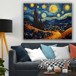 Wallity KNV9961 - 5070 Pintura Decorativa en Lienzo Multicolor 50 x 70 cm